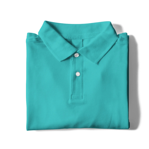 Aqua-Polo-T-Shirt