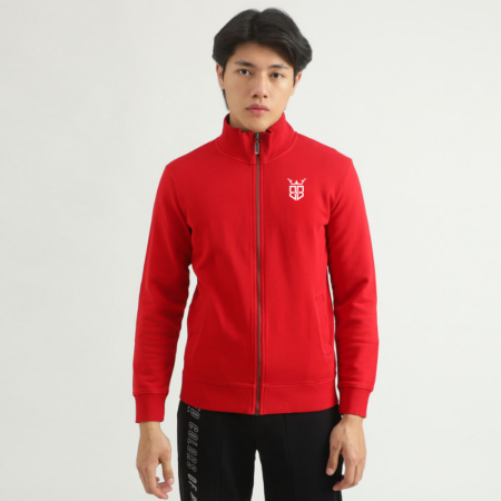 HIGH NECK SWEATSHIRTred