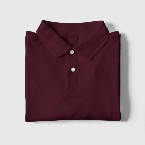 Maroon-Polo-T-Shirt