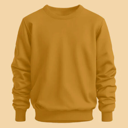 Oversized Sweatshirt in Mustard Yellow