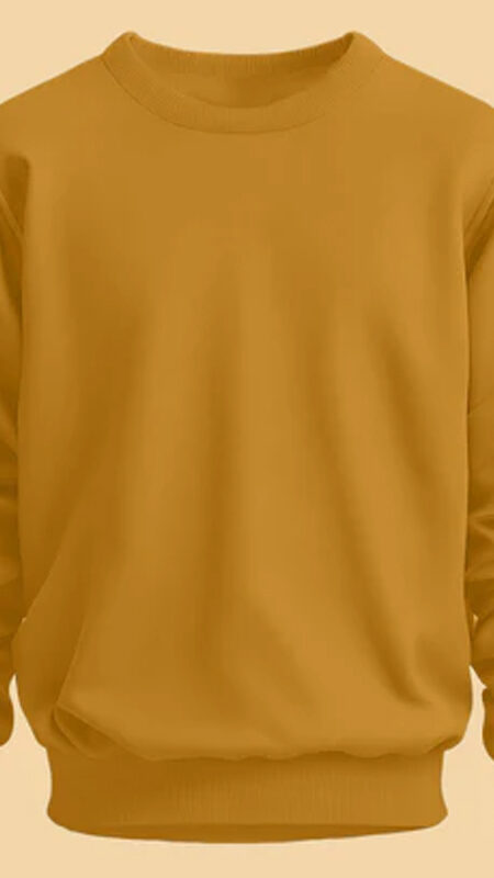 Oversized Sweatshirt in Mustard Yellow