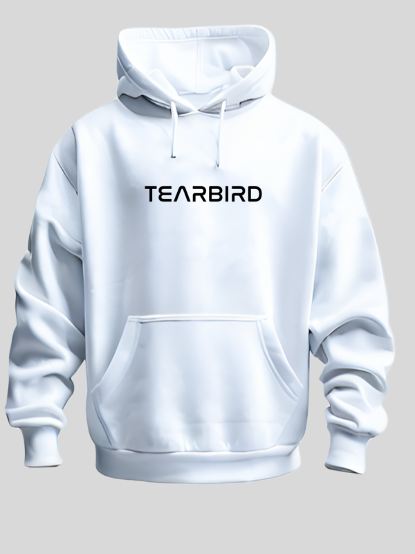 White Tearbird hoodie