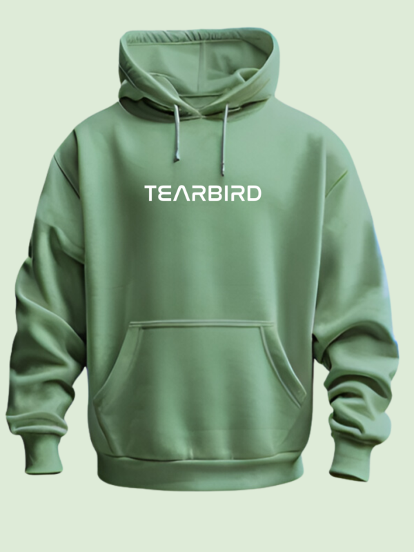 Olive Green Tearbird hoodie