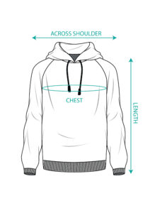 HOODIES SIZE CHART